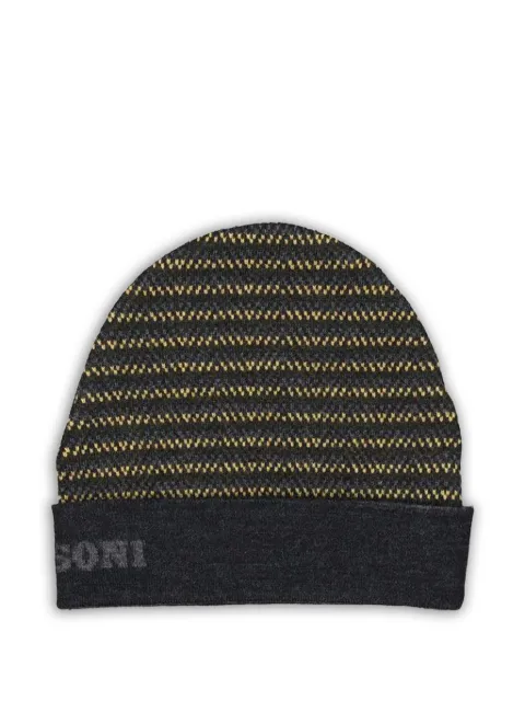 Missoni striped wool beanie 