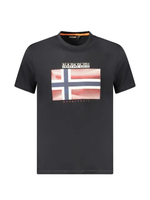 Napapijri flag-print T-shirt