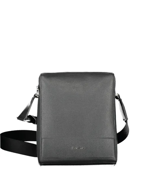 Calvin Klein textured messenger bag