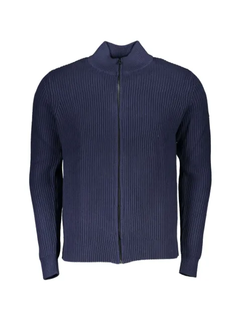 North Sails ribbed-knit zip-up cardigan