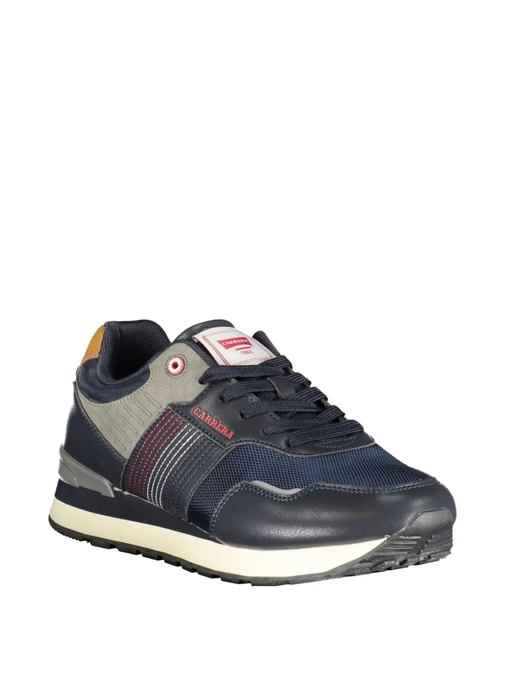 Carrera stripe-detail mesh-panel sneakers Blauw