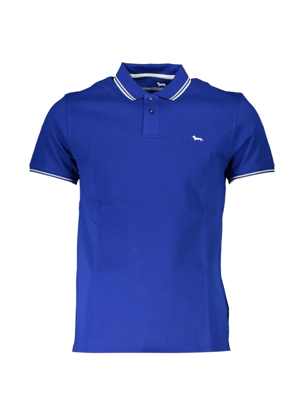 Harmont & Blaine logo-embroidered polo shirt - Blau