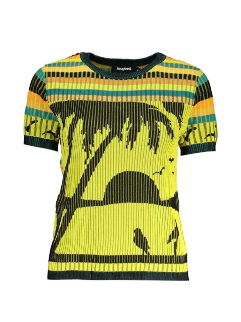 Desigual palm tree-print T-shirt