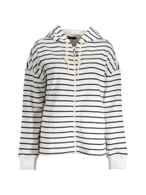 North Sails striped zip-up hoodie