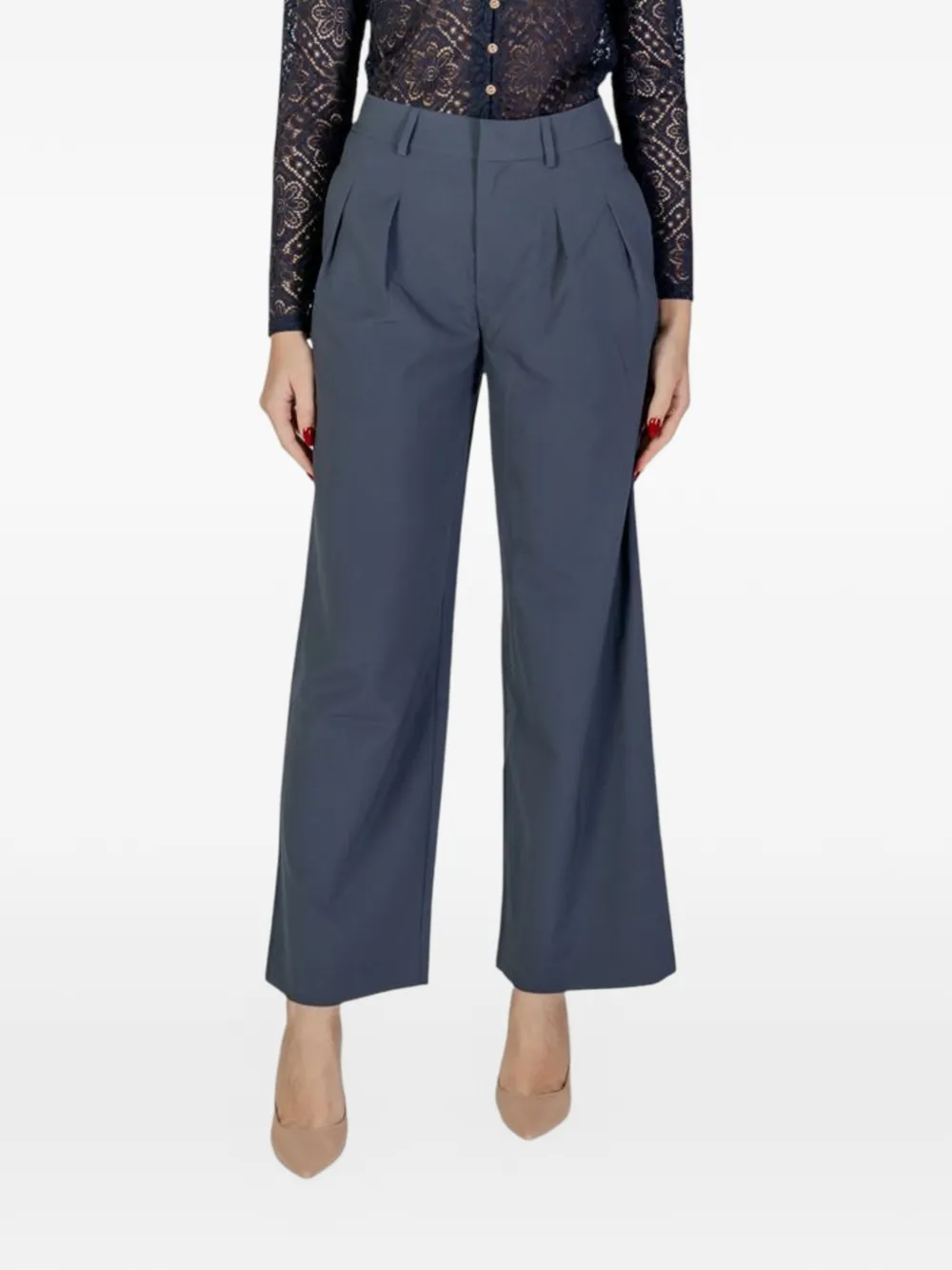 Calvin Klein Jeans wide-leg tailored trousers - Grigio