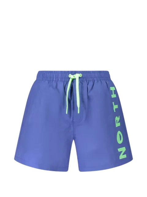 North Sails logo-print drawstring swim shorts
