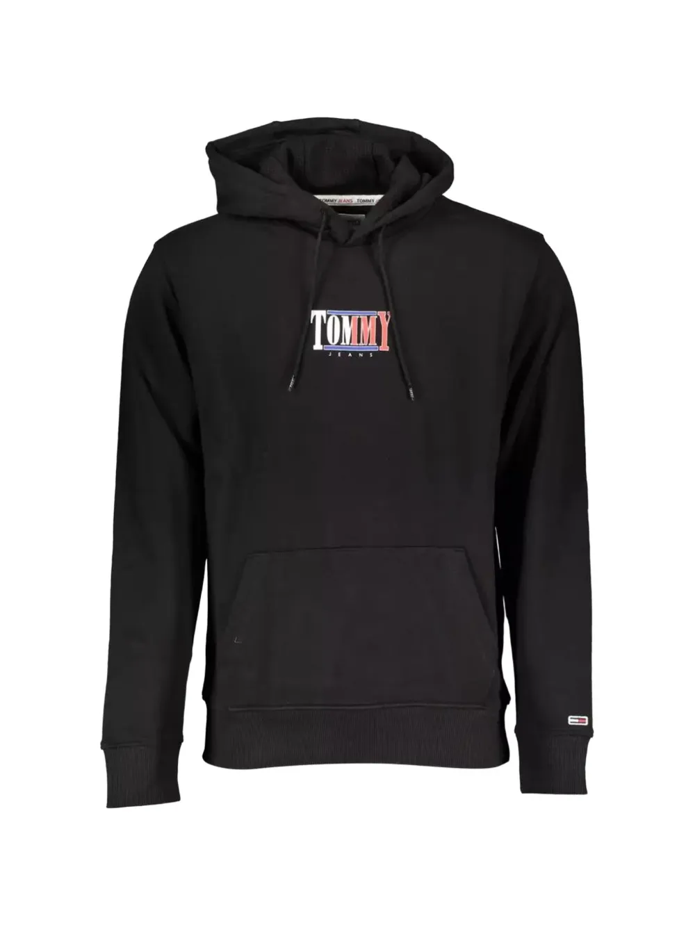 Tommy Hilfiger chest logo hoodie - Nero