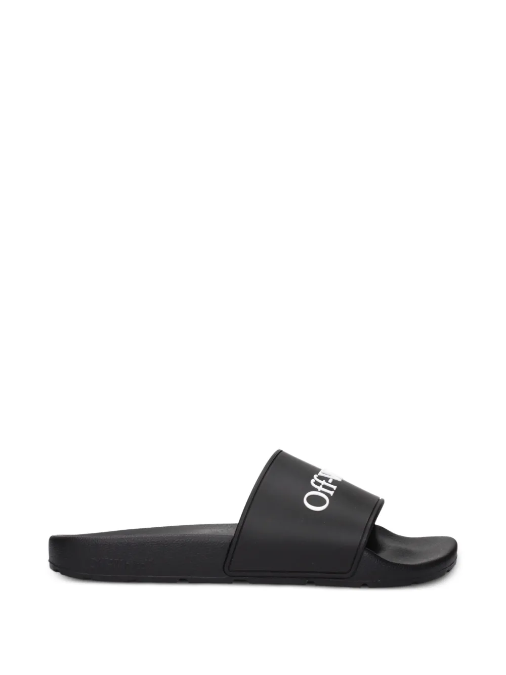 Off-White logo-print sandals - Nero