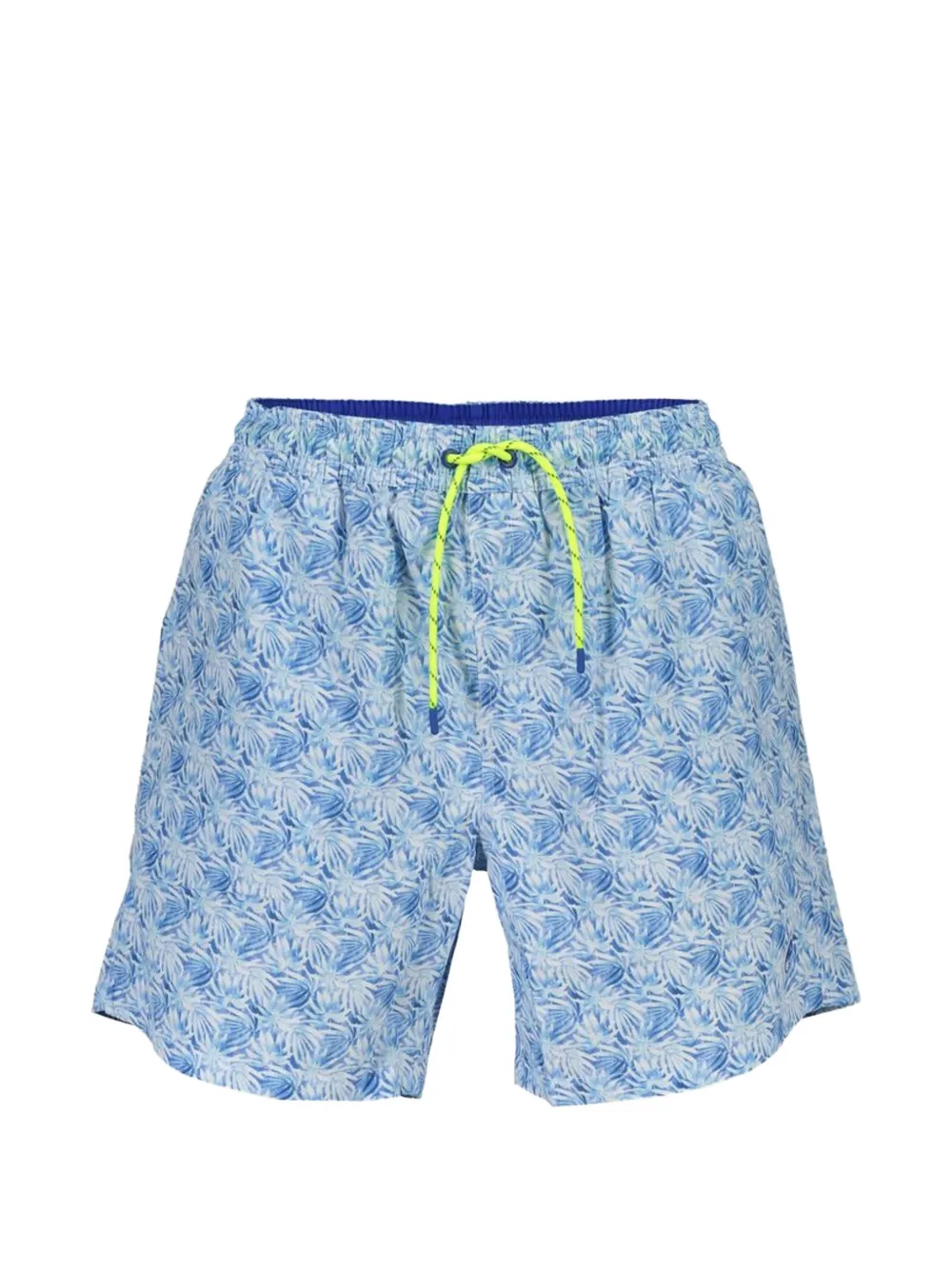 North Sails shell-print drawstring swim shorts - Blu