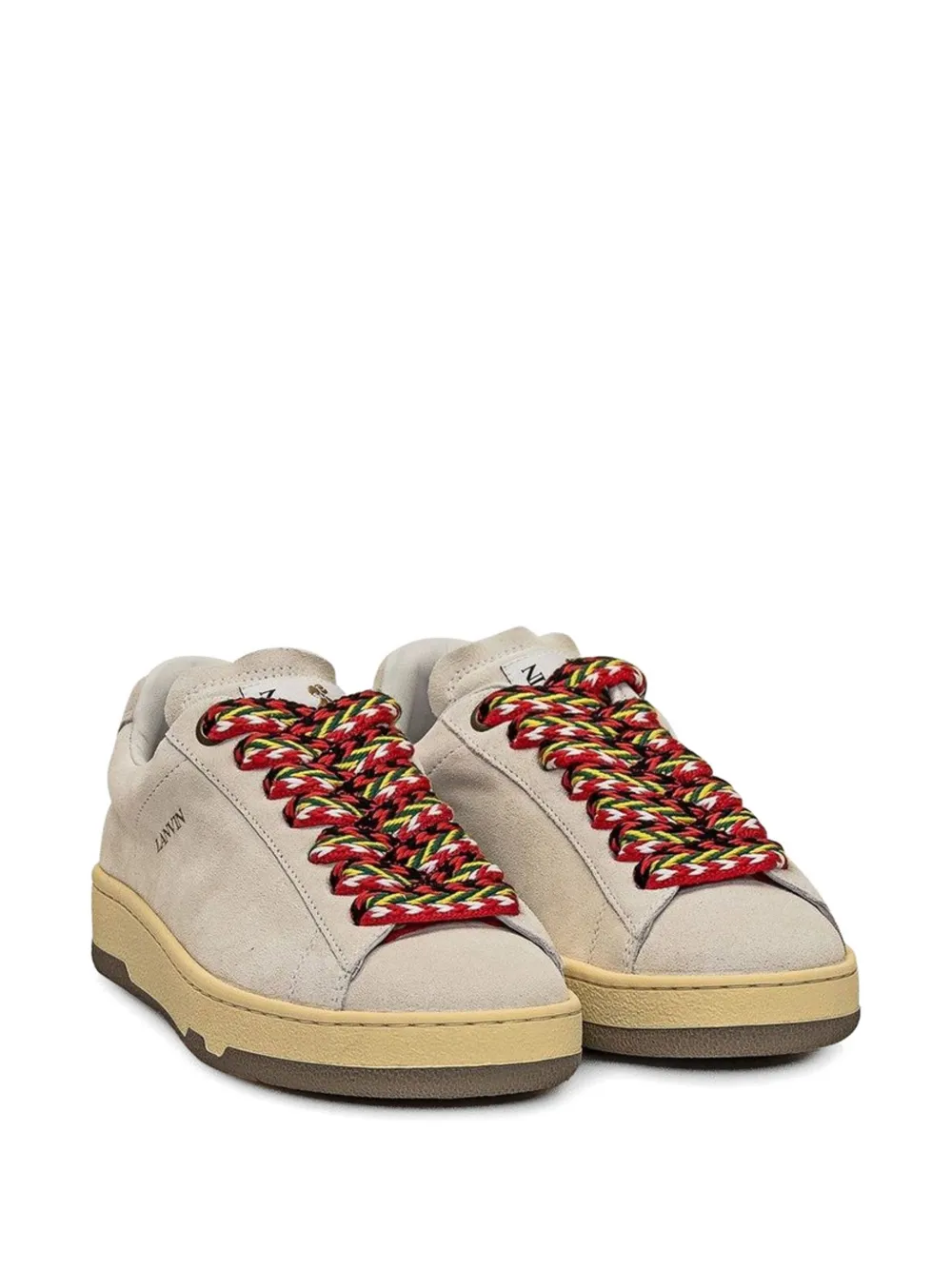 Lanvin suede low-top sneakers Grijs