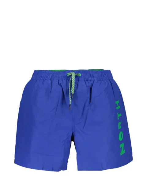 North Sails drawstring logo-print swim shorts