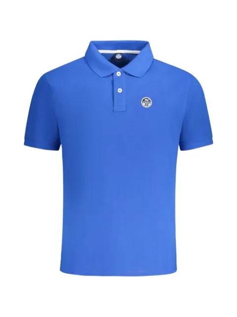 North Sails logo-patch cotton polo shirt
