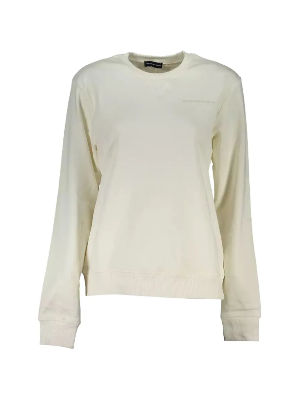 North Sails logo-embroidered crew-neck sweater - Bianco