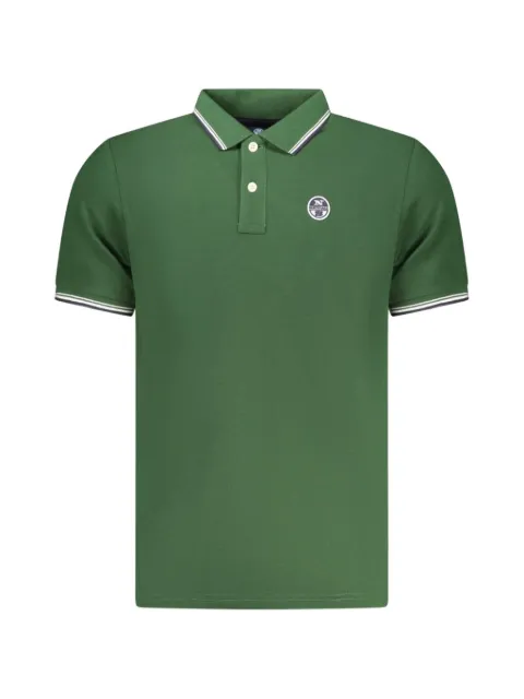 North Sails tipped piqué polo shirt