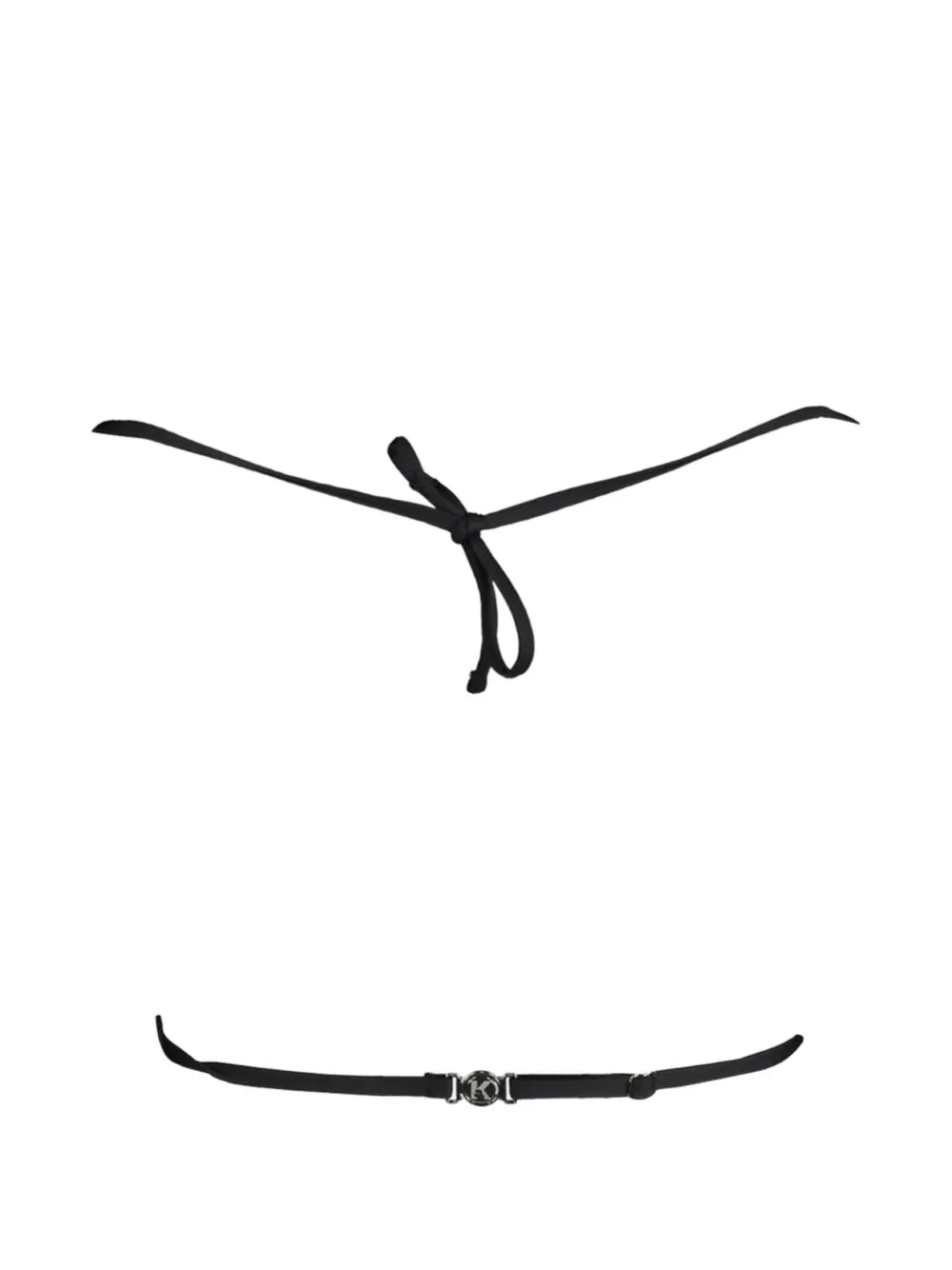 Karl Lagerfeld Triangel bikinitop Geel