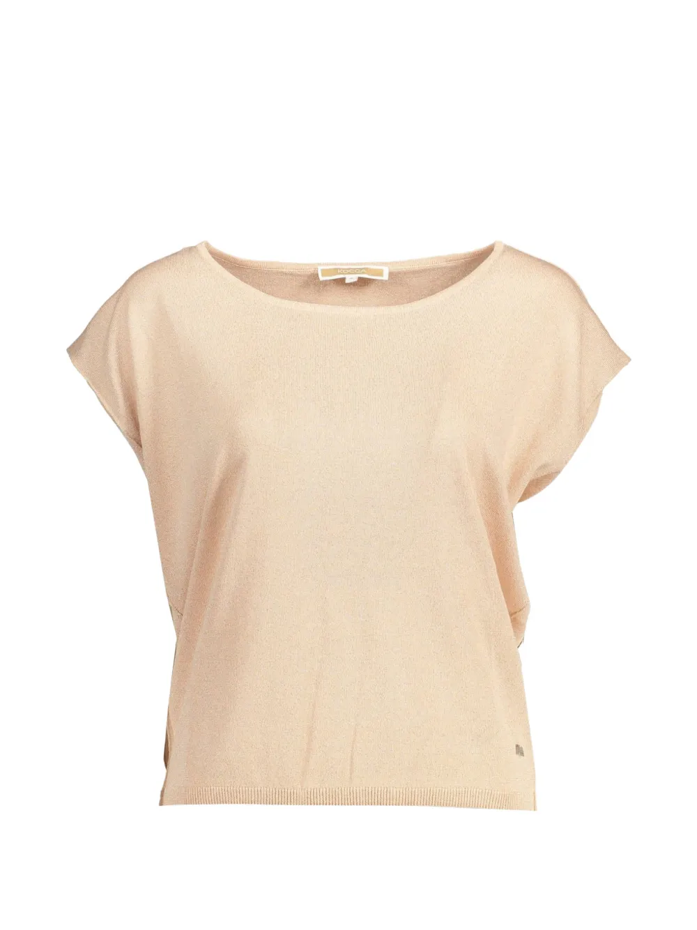 Kocca short-sleeve knit top - Toni neutri