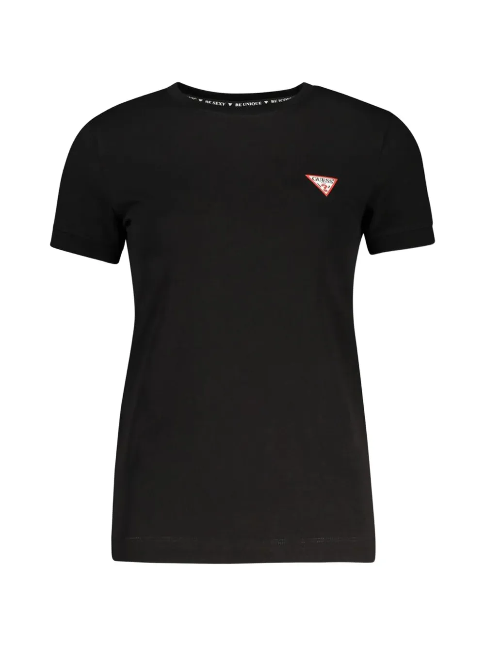 GUESS USA T-shirt con logo a triangolo - Nero