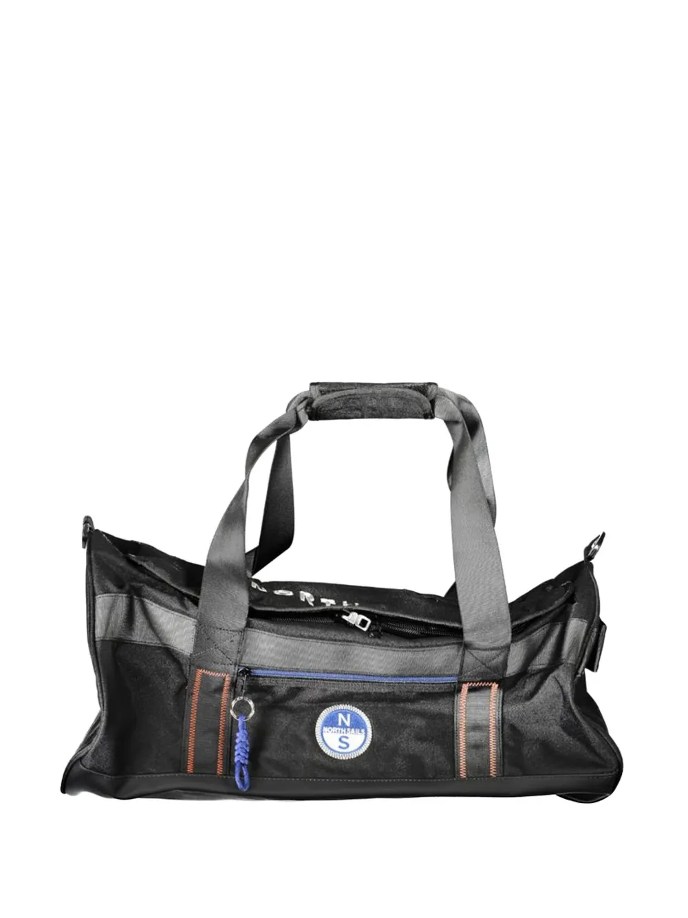 North Sails contrast-stitch logo-patch holdall bag - Nero