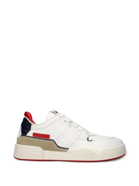 MARANT colour-block leather sneakers