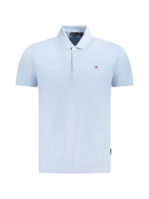 Napapijri logo-patch polo shirt