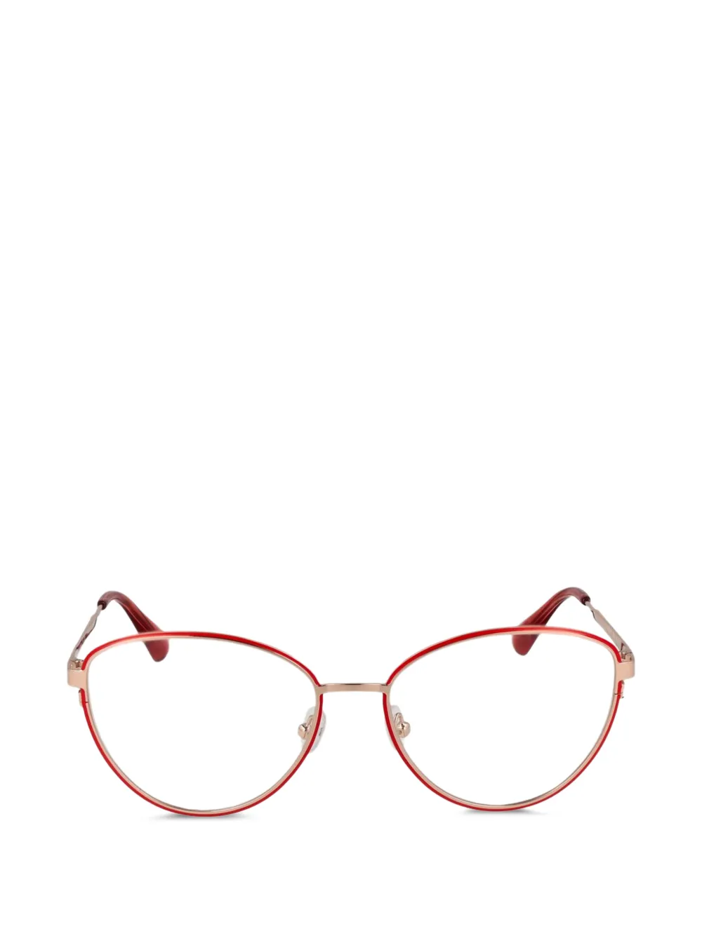 Max & Co Cat-eye-frame Glasses In Red