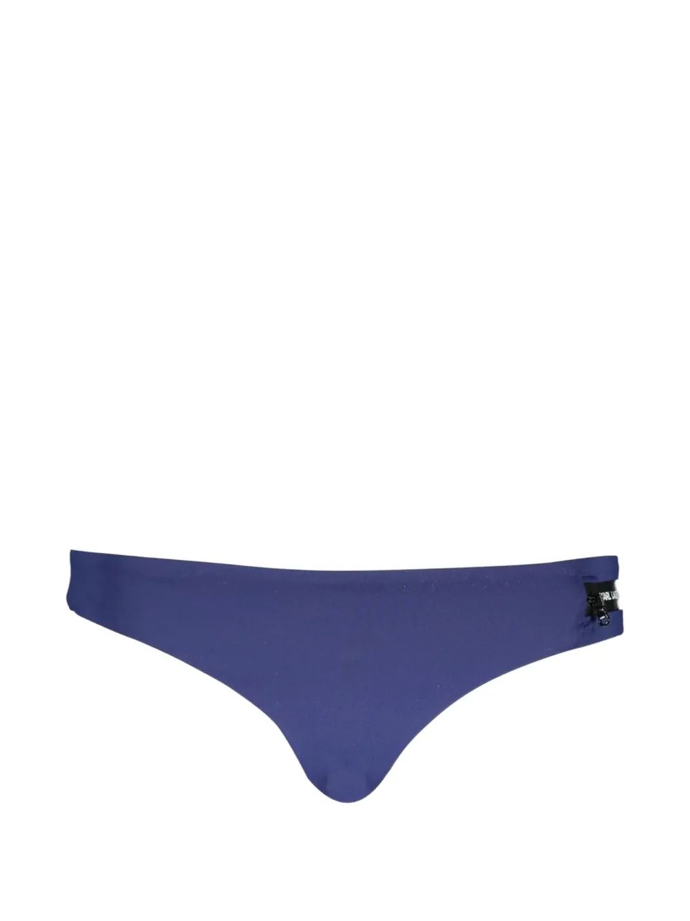 Karl Lagerfeld logo-tape bikini bottoms - Blau