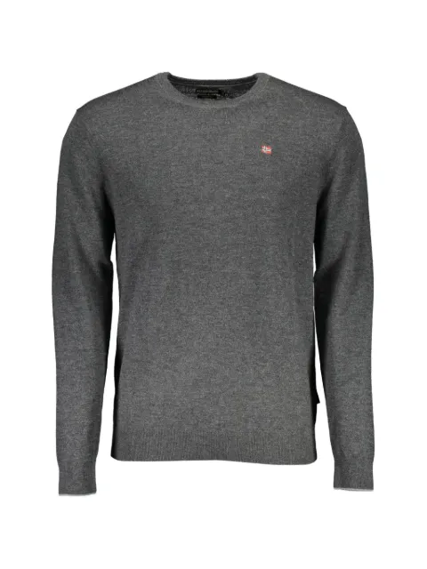 Napapijri logo-detail crew-neck sweater