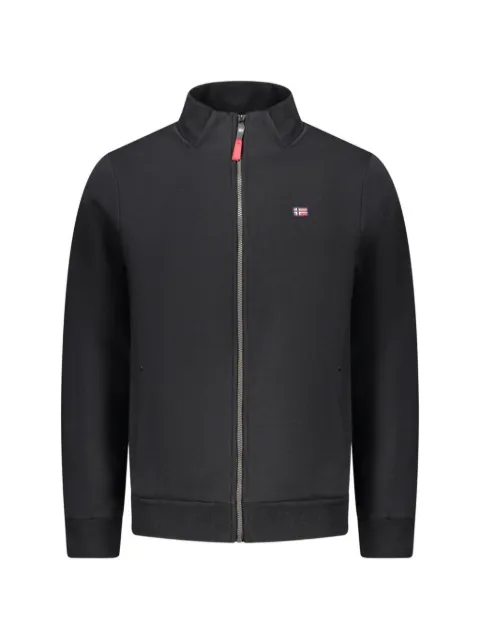 NORWAY 1963 zip-fastening logo-patch sweatshirt