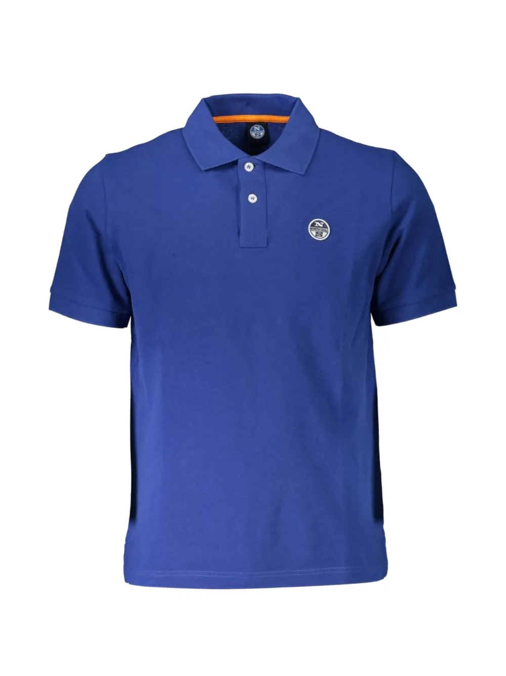 North Sails logo-detail cotton polo shirt - Blu