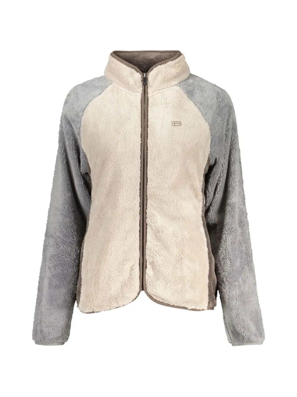 NORWAY 1963 colour-block fleece jacket