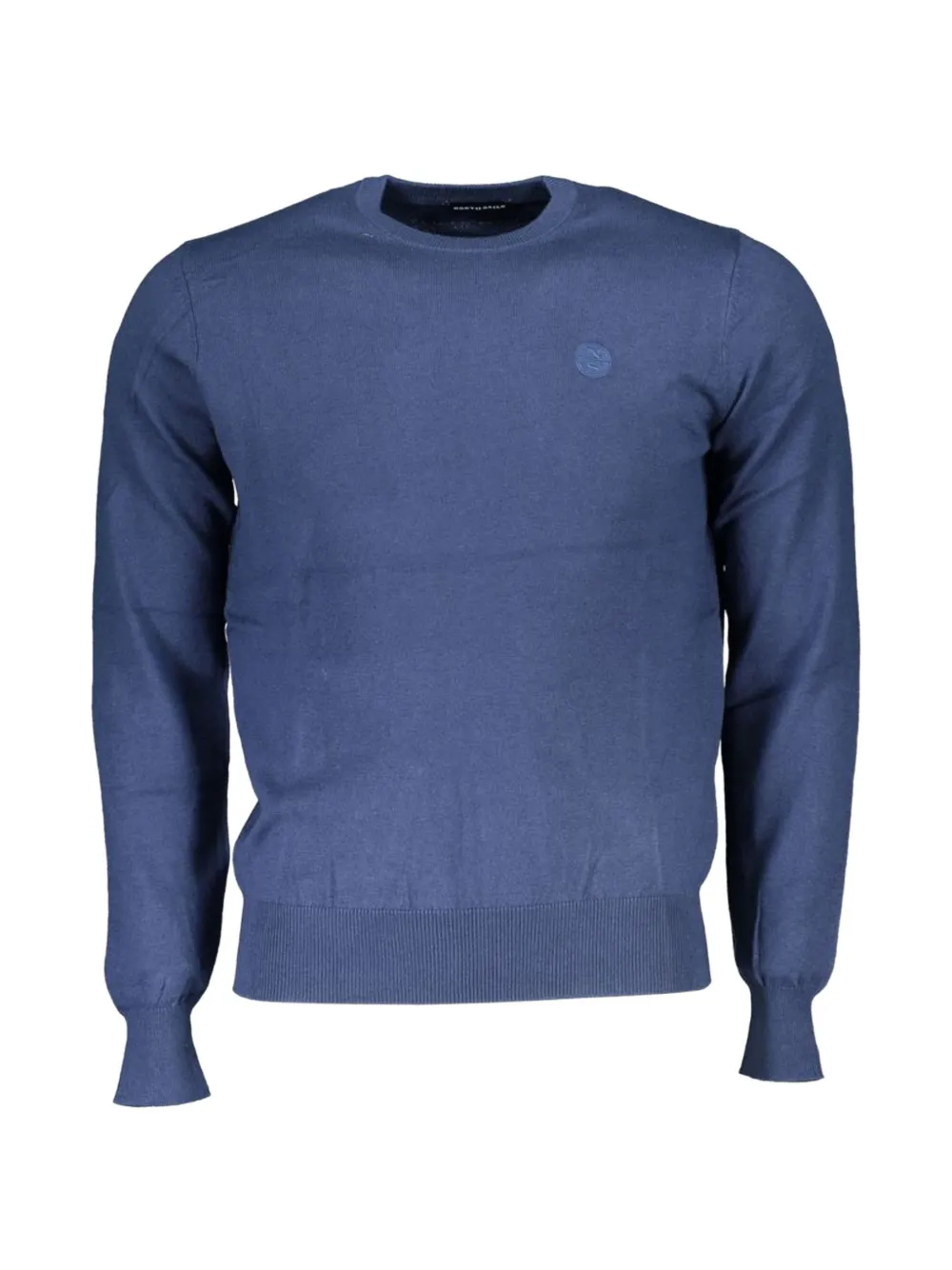 North Sails logo-patch crew-neck sweater - Blu