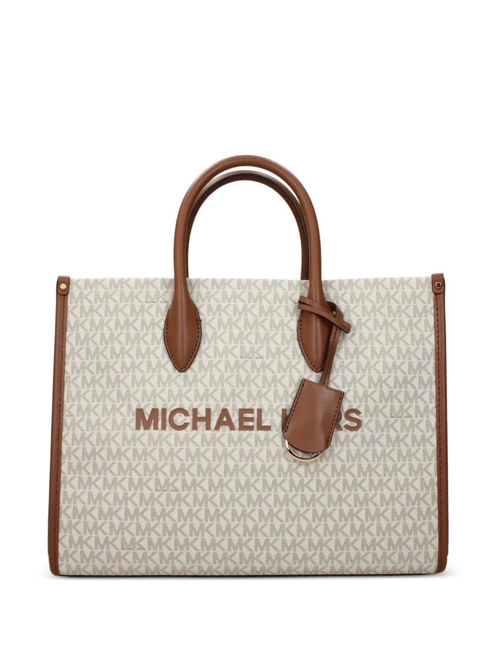 Michael Kors monogram-print logo-lettering tote bag - Toni neutri
