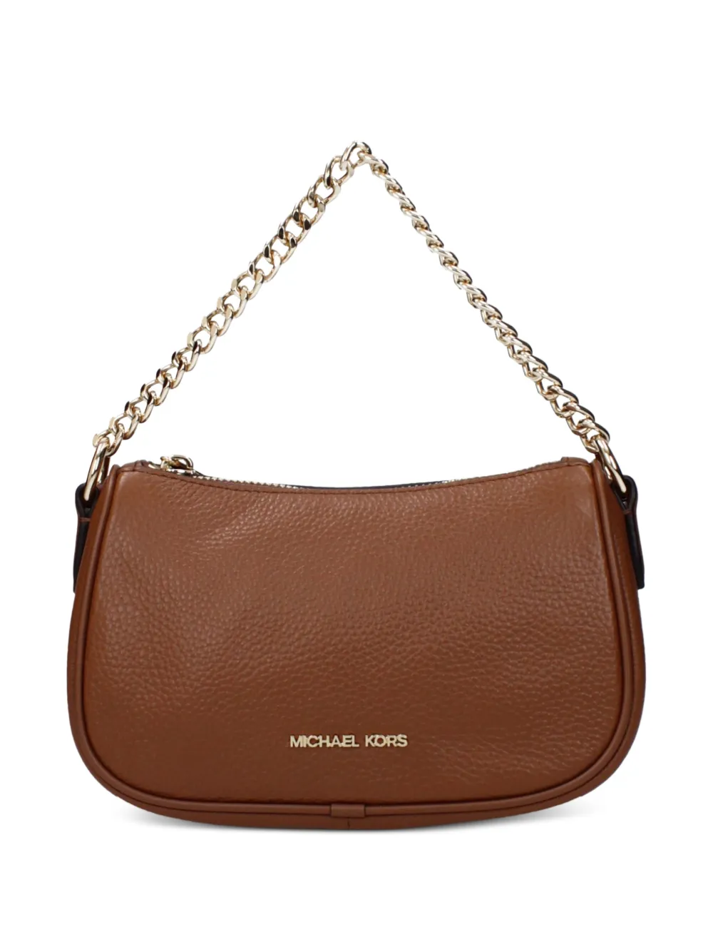 Michael Kors small Carmela leather shoulder bag - Marrone
