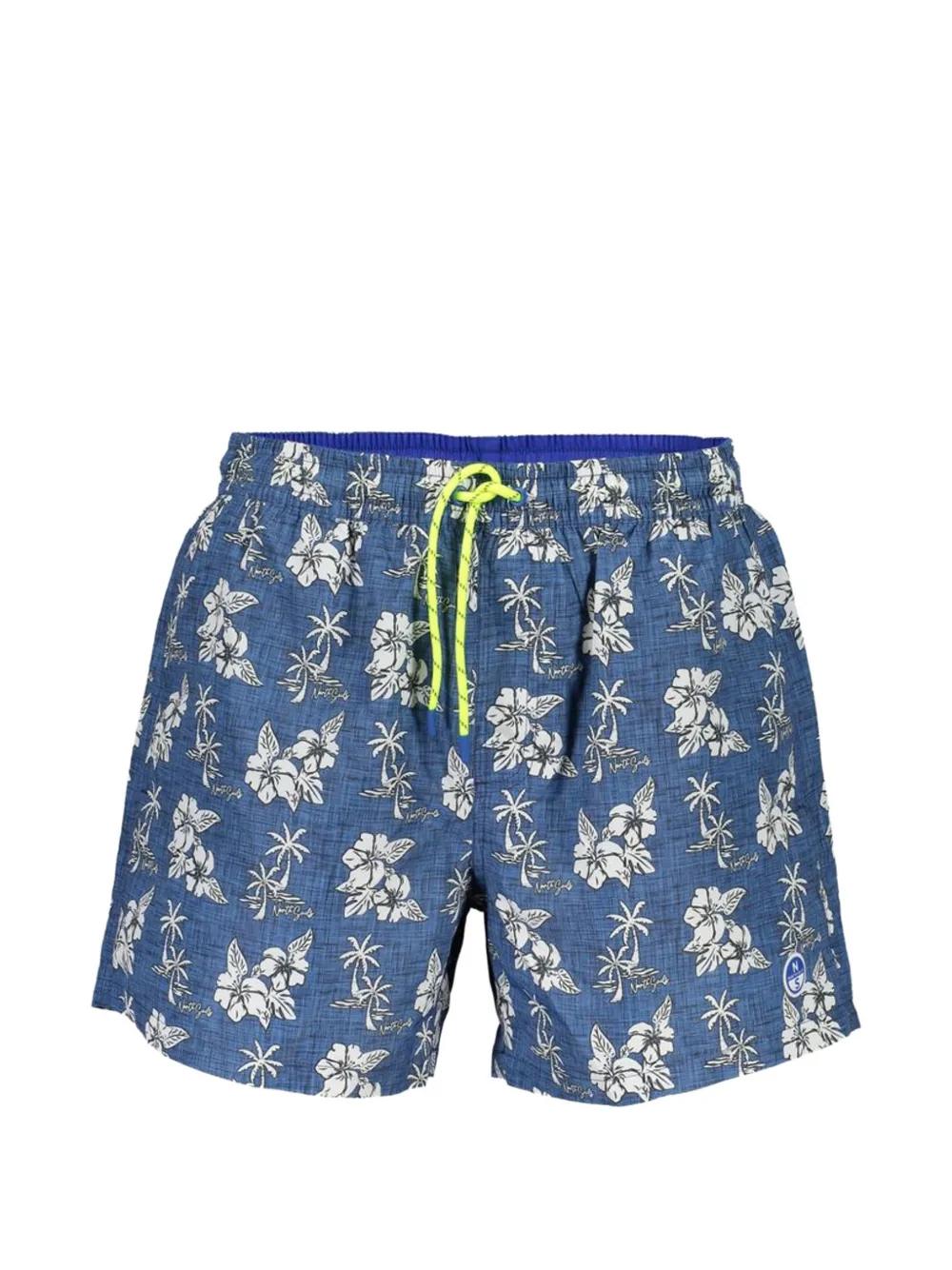 North Sails floral-print swim shorts - Blu