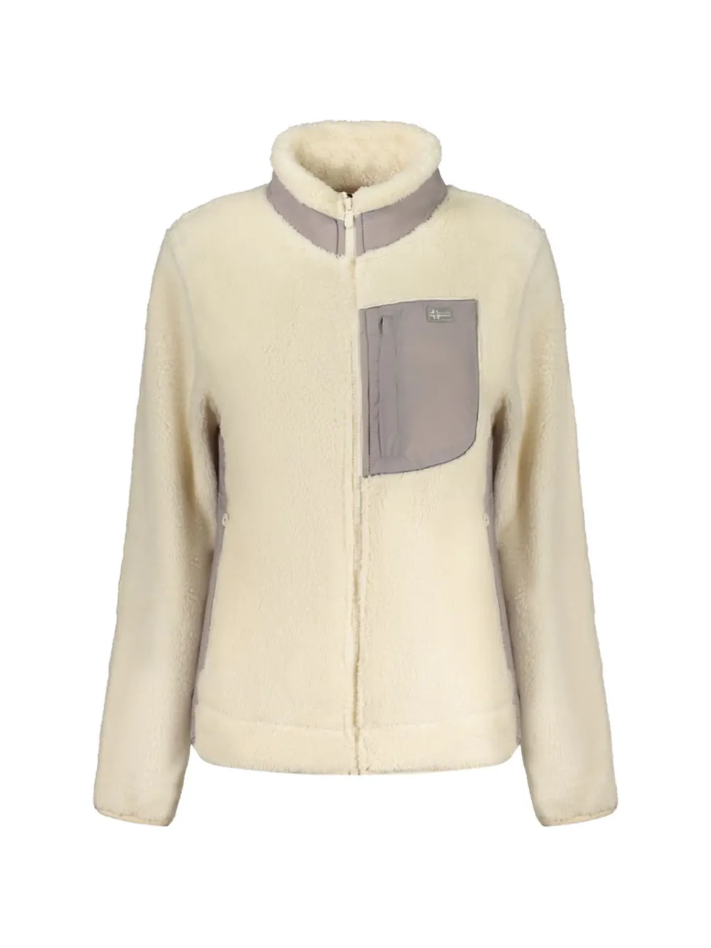 Norwegian Rain fleece zip-up sweatshirt - Toni neutri
