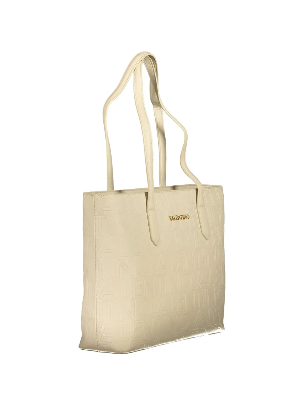 MARIO VALENTINO Shopper met logo-reliëf Beige
