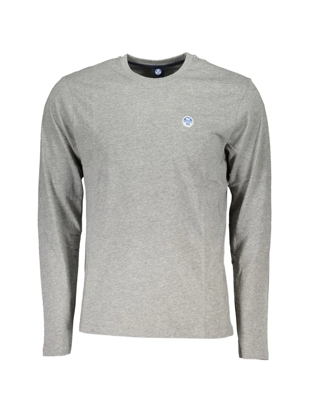 North Sails long-sleeve logo-patch T-shirt - Grigio