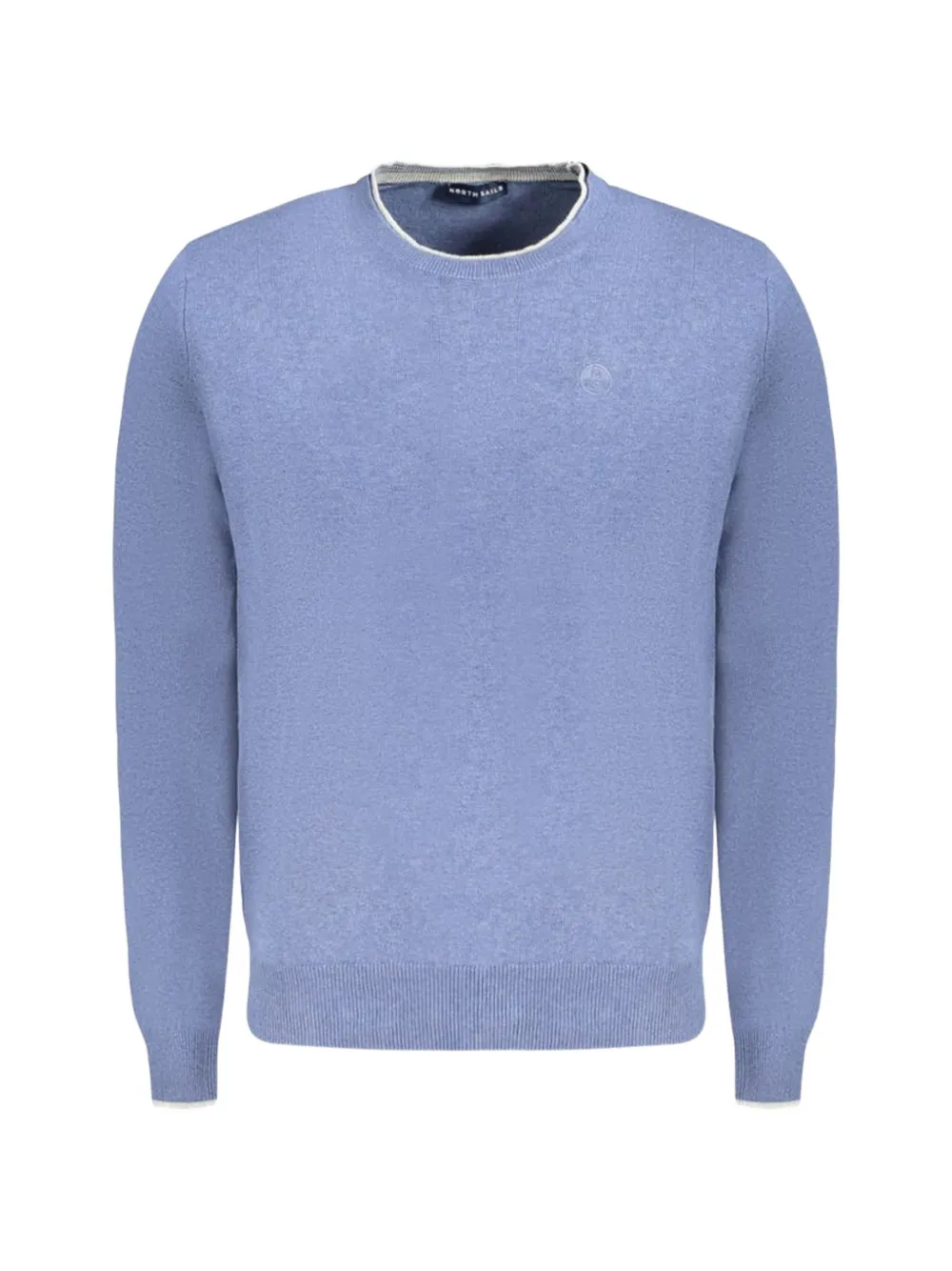 North Sails crew-neck cotton sweater - Blu