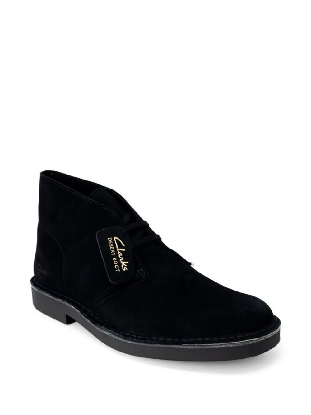 Clarks Evo suede desert boots Zwart