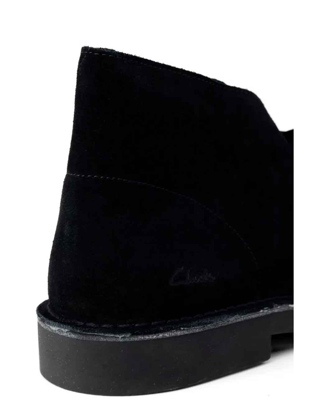 Clarks Evo suede desert boots Zwart