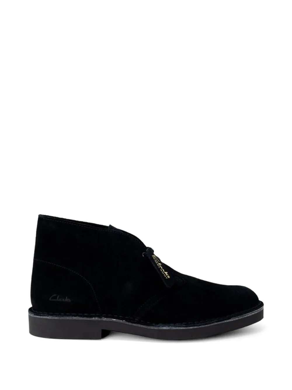 Clarks Evo suede desert boots Zwart