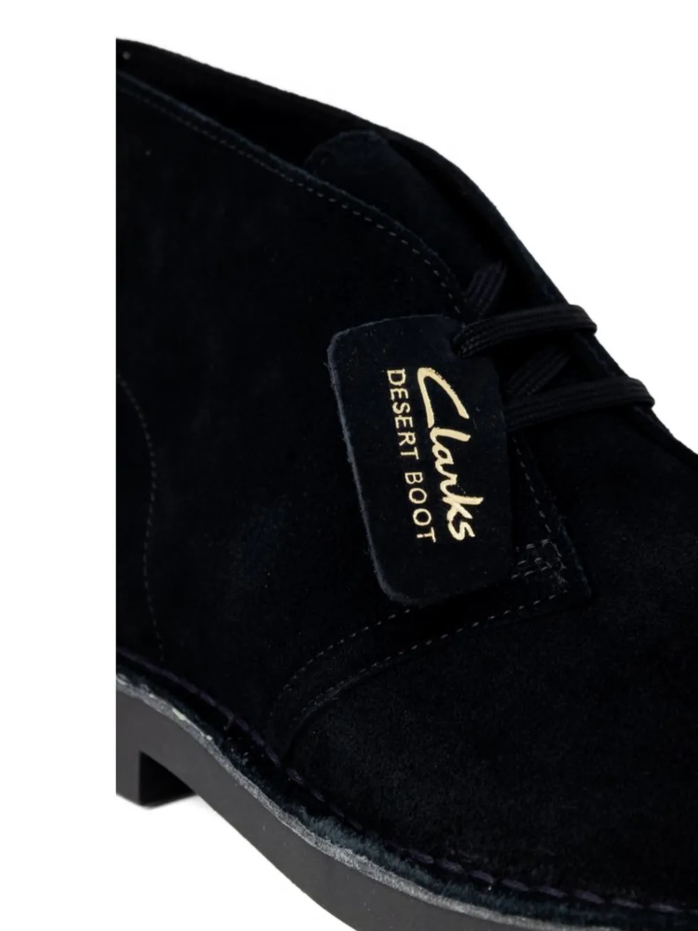 Clarks Evo suede desert boots Zwart