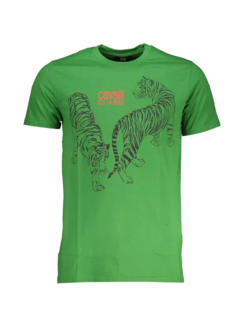 Cavalli Class tiger-print T-shirt