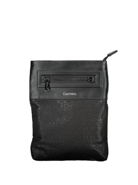 Calvin Klein monogram-print messenger bag
