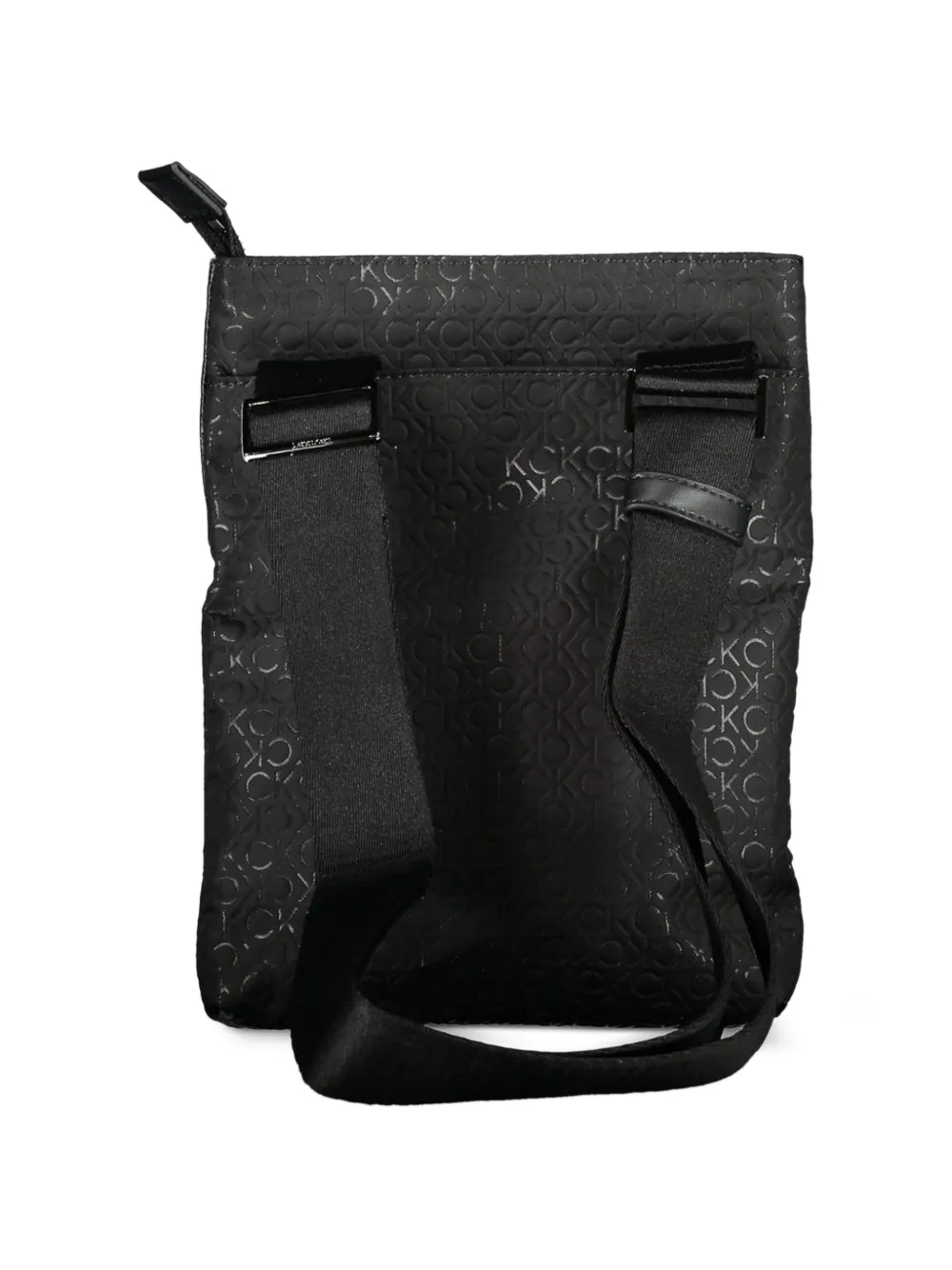 Calvin Klein Messengertas met monogramprint Zwart