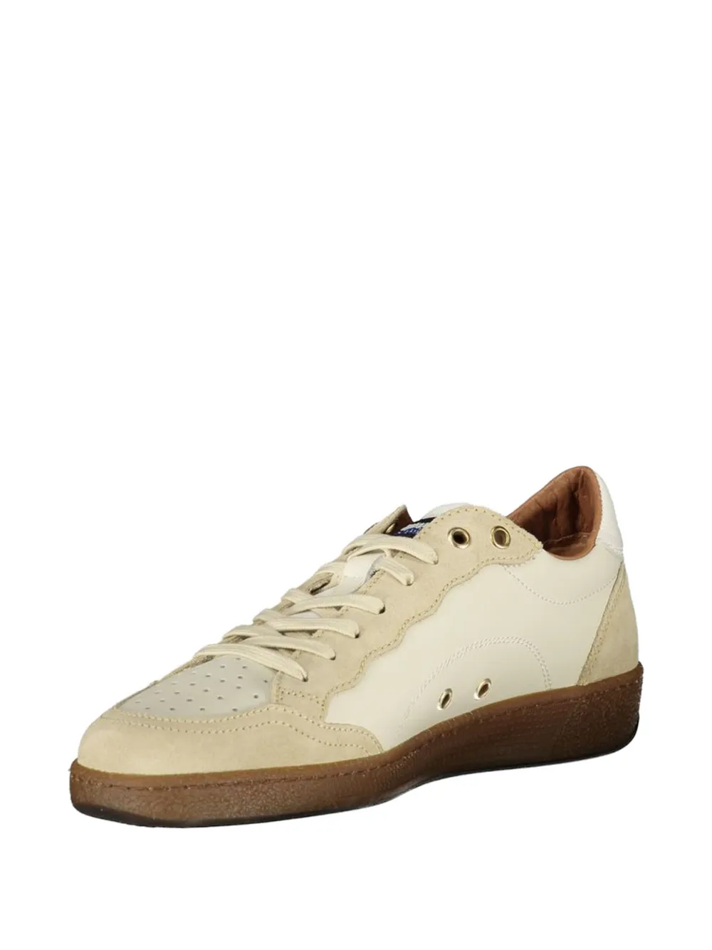 Blauer suede-panelled sneakers Beige