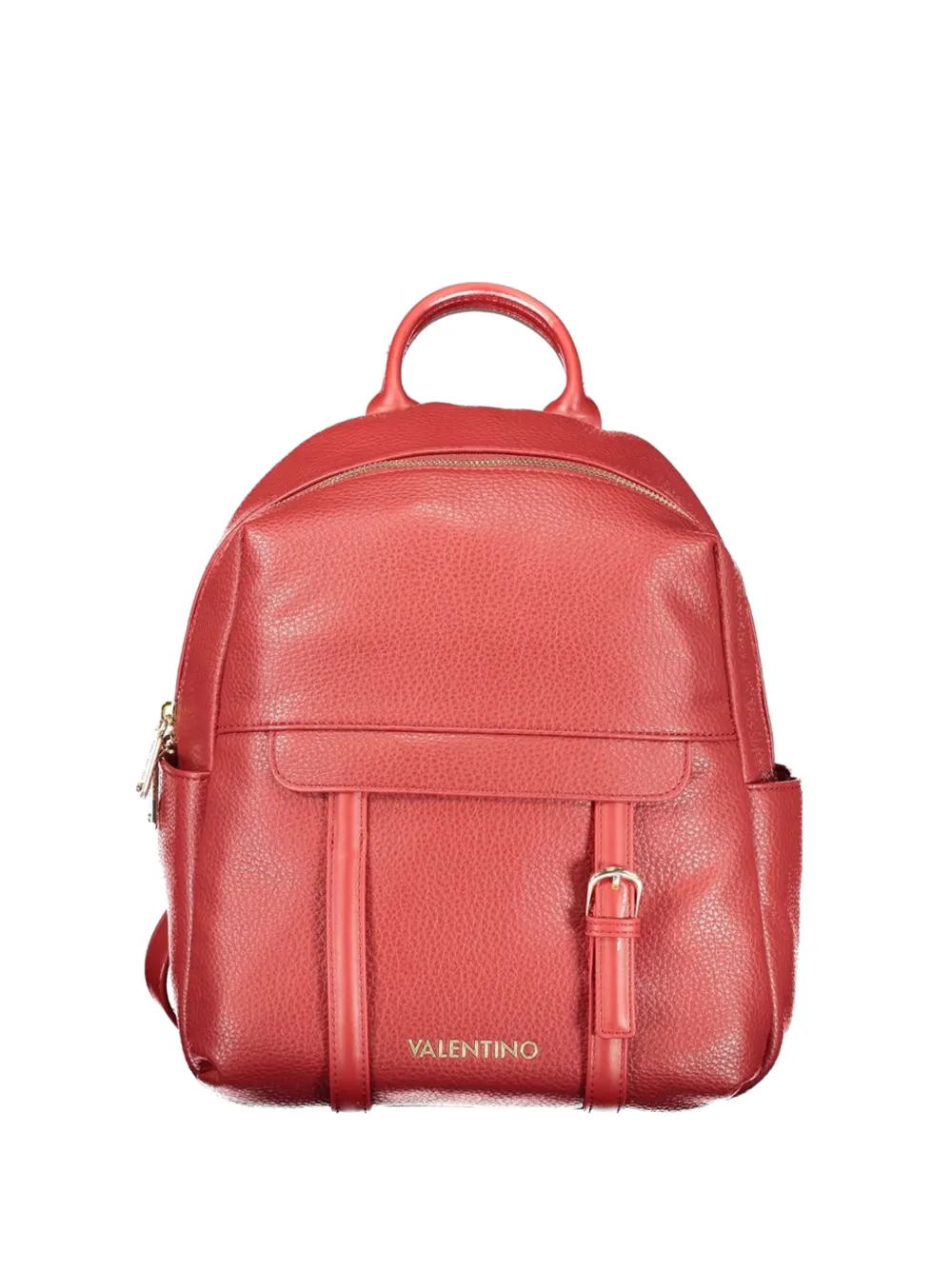 MARIO VALENTINO buckle-detail backpack - Rosso