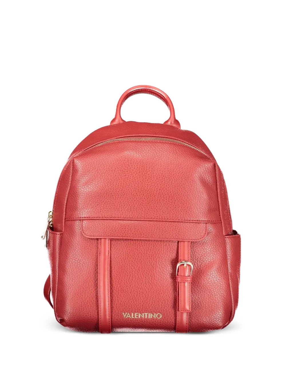 MARIO VALENTINO buckle-detail backpack - Rosso