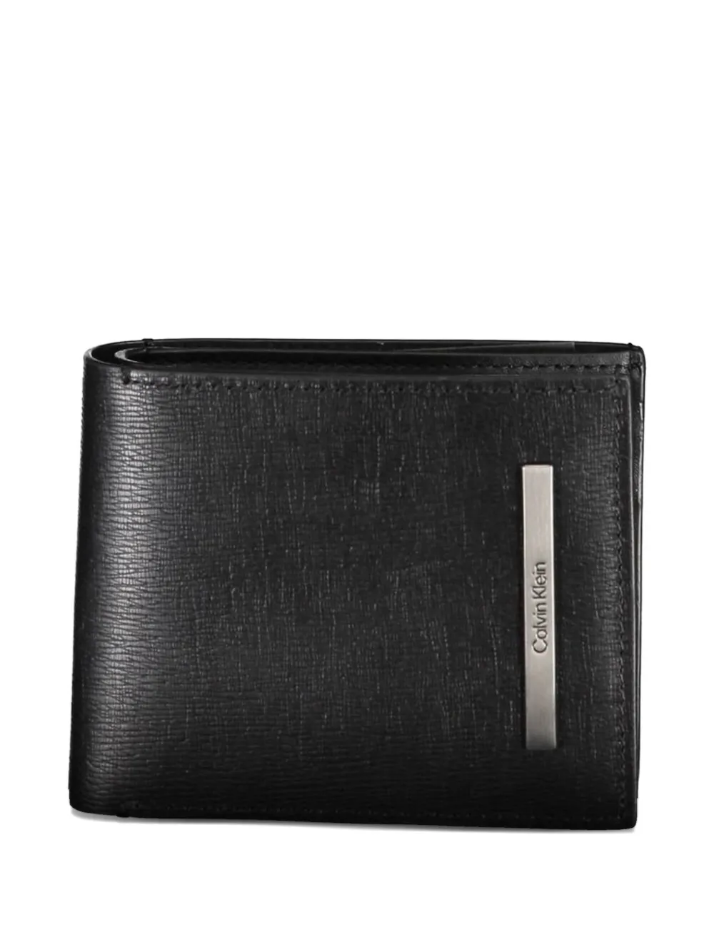 Calvin Klein logo-plaque bifold wallet - Nero