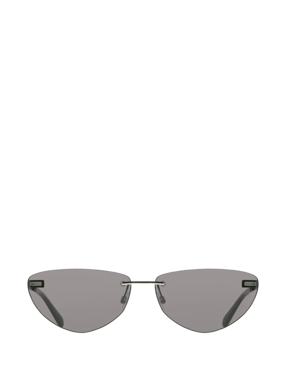 Calvin Klein rimless cat-eye sunglasses - Argento